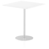 Dynamic Italia 1000mm Poseur Square Table White Top 1145mm High Leg ITL0360 DD